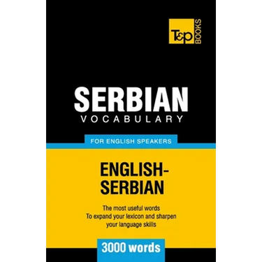 Serbian vocabulary for English speakers - 3000 words