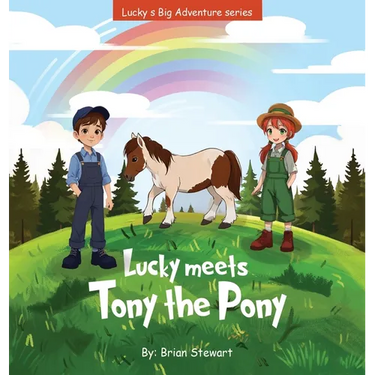 Lucky meets Tony the Pony