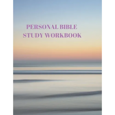 Personal Bible Study Workbook: 116 Pages Formated for Scripture and Study!