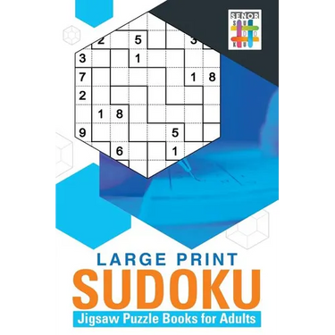 Large Print Sudoku Jigsaw Puzzle Books for Adults