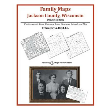 Family Maps of Jackson County, Wisconsin