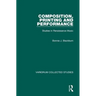 Composition, Printing and Performance: Studies in Renaissance Music