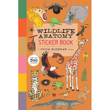Wildlife Anatomy Sticker Book: A Julia Rothman Creation: More Than 500 Stickers