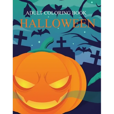 Halloween Adult Coloring Book: An Adult Activity Book Featuring Halloween Word Search, Coloring, Sudoku, and Picture Slice