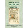 Crime, Law and Society in the Later Middle Ages