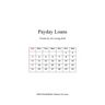 Payday Loans: Poems