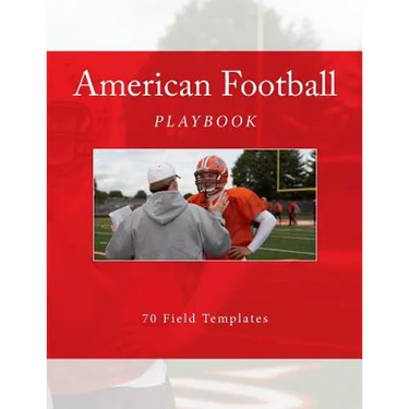 American Football Playbook: 70 Field Templates