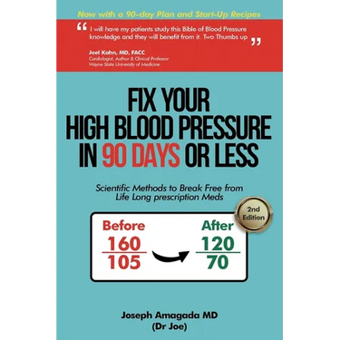 Fix Your High Blood Pressure in 90 Days or Less: Scientific Methods to Break Free from Life Long Prescription Meds