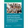 Lessons Learned from World Bank Education Management Information System Operations: Portfolio Review, 1998-2014