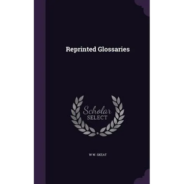Reprinted Glossaries