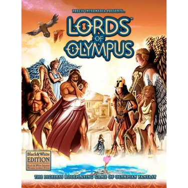 Lords of Olympus (B&W): The Diceless Roleplaying Game of Olympian Fantasy