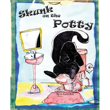 Skunk on the Potty