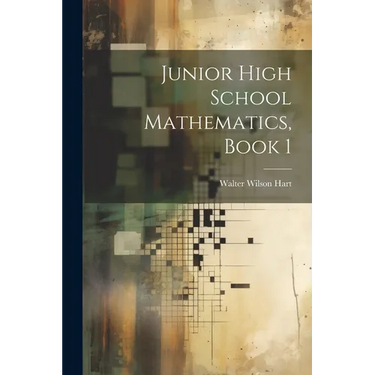 Junior High School Mathematics, Book 1