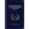 The Entomologist's Record and Journal of Variation Volume (1968); Volume 80