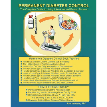 Permanent Diabetes Control: The Complete Guide To Living Like A Normal Person Forever