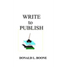 Write to Publish
