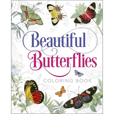 Beautiful Butterflies Coloring Book