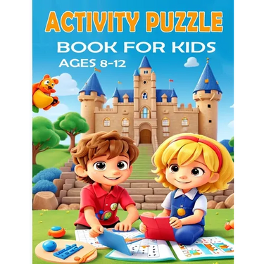 Activity Puzzle book for kids ages 8-12: The Fun Way to Learn - Activity book for 8-12 years old