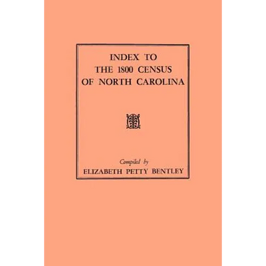Index to the 1800 Census of North Carolina