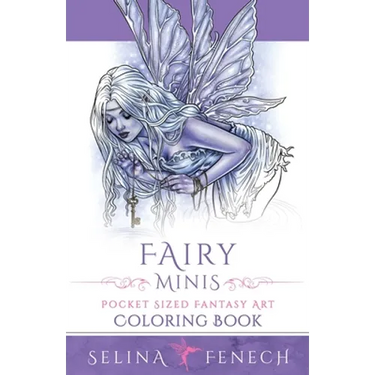 Fairy Minis - Pocket Sized Fairy Fantasy Art Coloring Book
