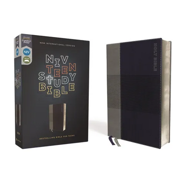 Niv, Teen Study Bible (for Life Issues You Face Every Day), Leathersoft, Blue, Comfort Print