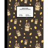 Graph Paper Composition Notebook: Quad Ruled 4 Squares Per Inch Sheets, Math and Science Grid Note Book for Elementary Students, Cute Kawaii Chipmunk