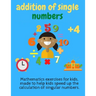 addition of single numbers: math for kids,4 years Grades 1 and 2 and 3, Addition 0-9 Flash Cards, Preschool to Kindergarten, Helping kindergarten