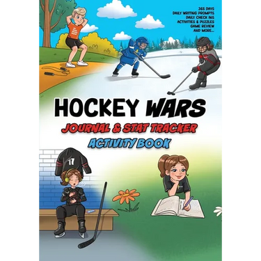 Hockey Wars Journal: Stat Tracker Activity Book