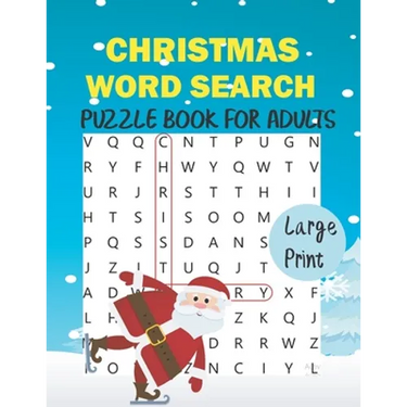 Christmas Word Search Puzzle Book for Adults Large Print: 1160 Christmas Word, Activity Games, Perfect Gift for AdUlts