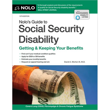 Nolo's Guide to Social Security Disability: Getting & Keeping Your Benefits