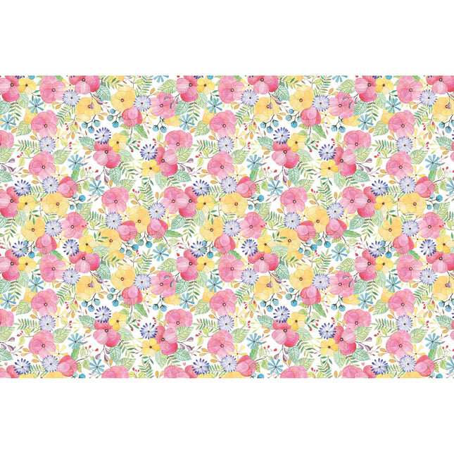Watercolor Petal 20" x 30" Floral Gift Tissue Paper by Present Paper