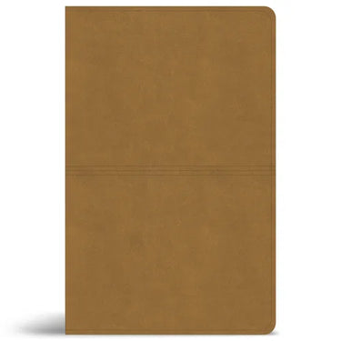 CSB Thinline Reference Bible, Digital Study Edition, Camel Suedesoft Leathertouch
