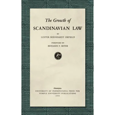The Growth of Scandinavian Law (1953)