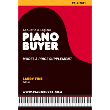 Piano Buyer Model & Price Supplement / Fall 2021