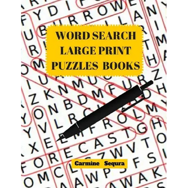 Word Search Large Print Puzzles Books: Word Search 50 Puzzles Large Print