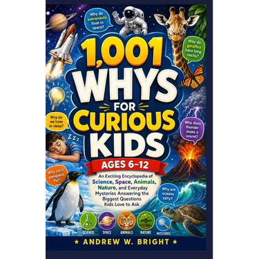 1,001 Whys for Curious Kids Ages 6-12: An Exciting Encyclopedia of Science, Space, Animals, Nature, and Everyday Mysteries Answering the Biggest Quest