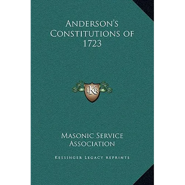 Anderson's Constitutions of 1723