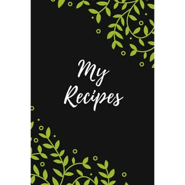 My Recipes: Favorite Recipes, Cookbook Gift, 100 pages, 6x9"