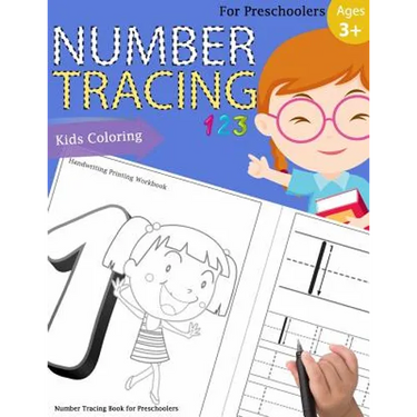 Number Tracing Book for Preschoolers: Number tracing books for kids ages 3-5, Number tracing workbook, Number Writing Practice Book, Number Tracing Bo