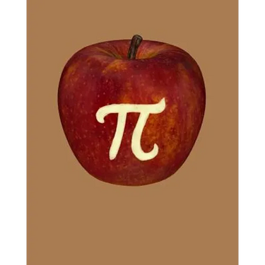 Apple Pi: Graph Paper for Math Students Teachers Professors - 4 Square to 1 Inch Grey Graph Paper - 150 pages 8x10