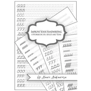 Improve Your Handwriting: A Workbook for Adults and Teens: Cursive Writing Penmanship Handwriting Workbook for Adults and Teens