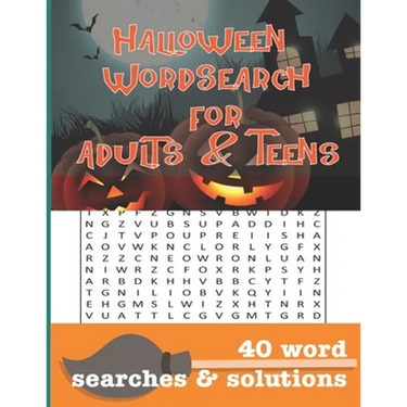 Halloween Wordsearch: For Adults and Teens