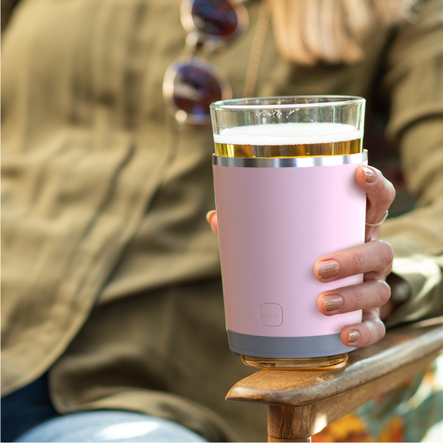 Powdered Pink Insulated Beer Sleeve by ASOBU®
