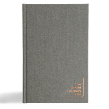 CSB Oswald Chambers Bible, Cloth Over Board: Includes My Utmost for His Highest Devotional and Other Select Works by Oswald Chambers