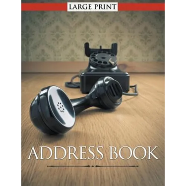 Address Book Large Print