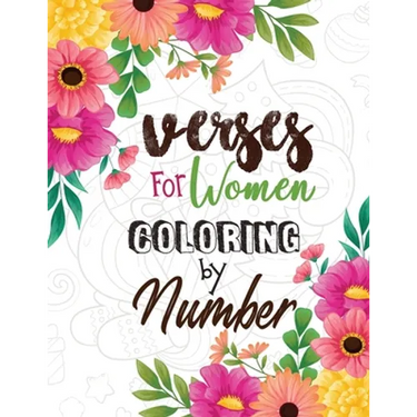 Verses for Women Coloring by Number: Women Christmas Coloring Book, A Christian Coloring Book gift card alternative, Good Vibes relaxation and Inspira