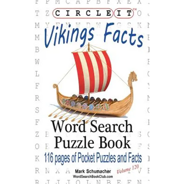 Circle It, Vikings Facts, Word Search, Puzzle Book