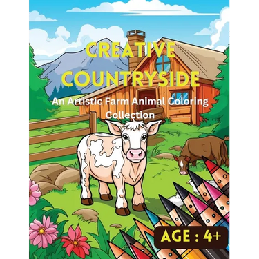 Creative Countryside: An Artistic Farm Animal Coloring Collection