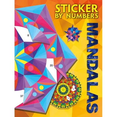 Sticker by Numbers: Mandalas: Create Amazing 3-D Pictures