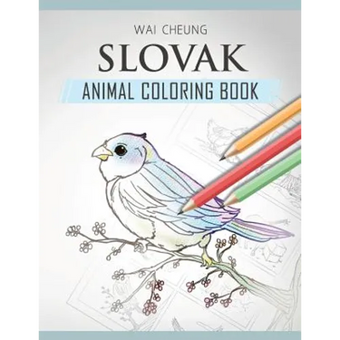 Slovak Animal Coloring Book
